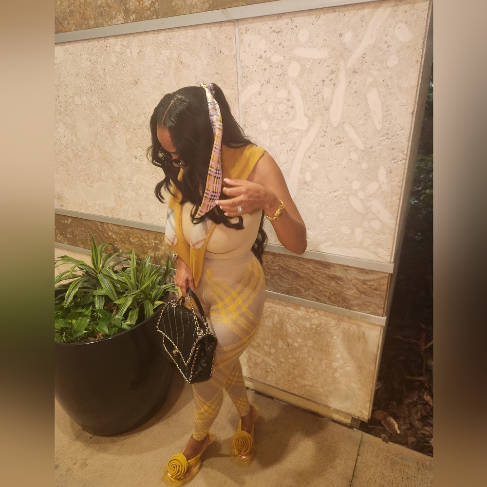 Burberry Two Tone Leggings